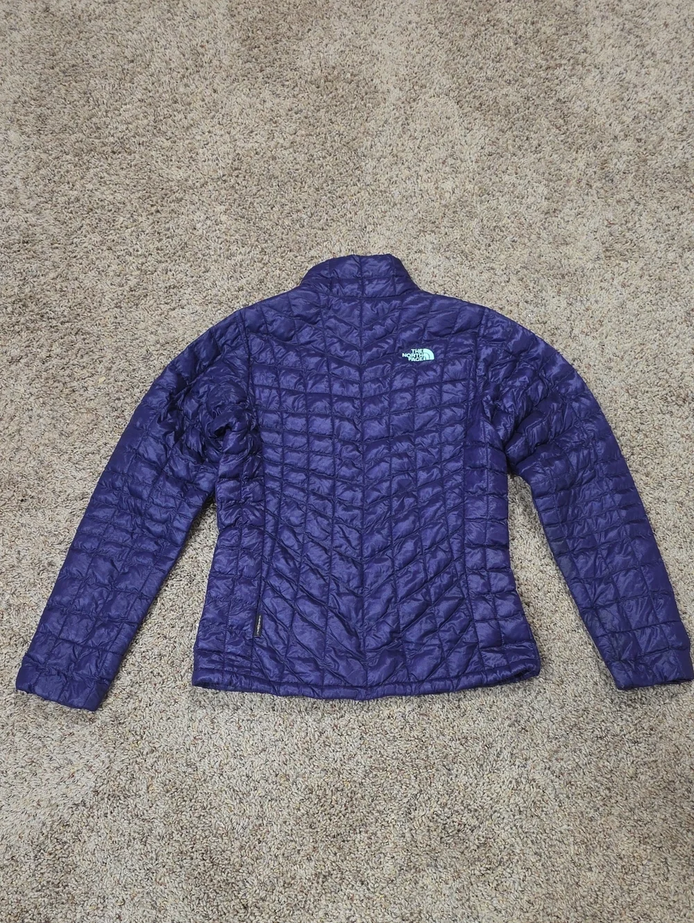 The North Face Women’s Purple Quilted Puffer Jacket Teal Interior Women S